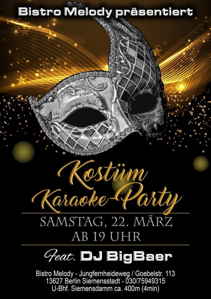 Bistro Melody Kostüm Karaoke