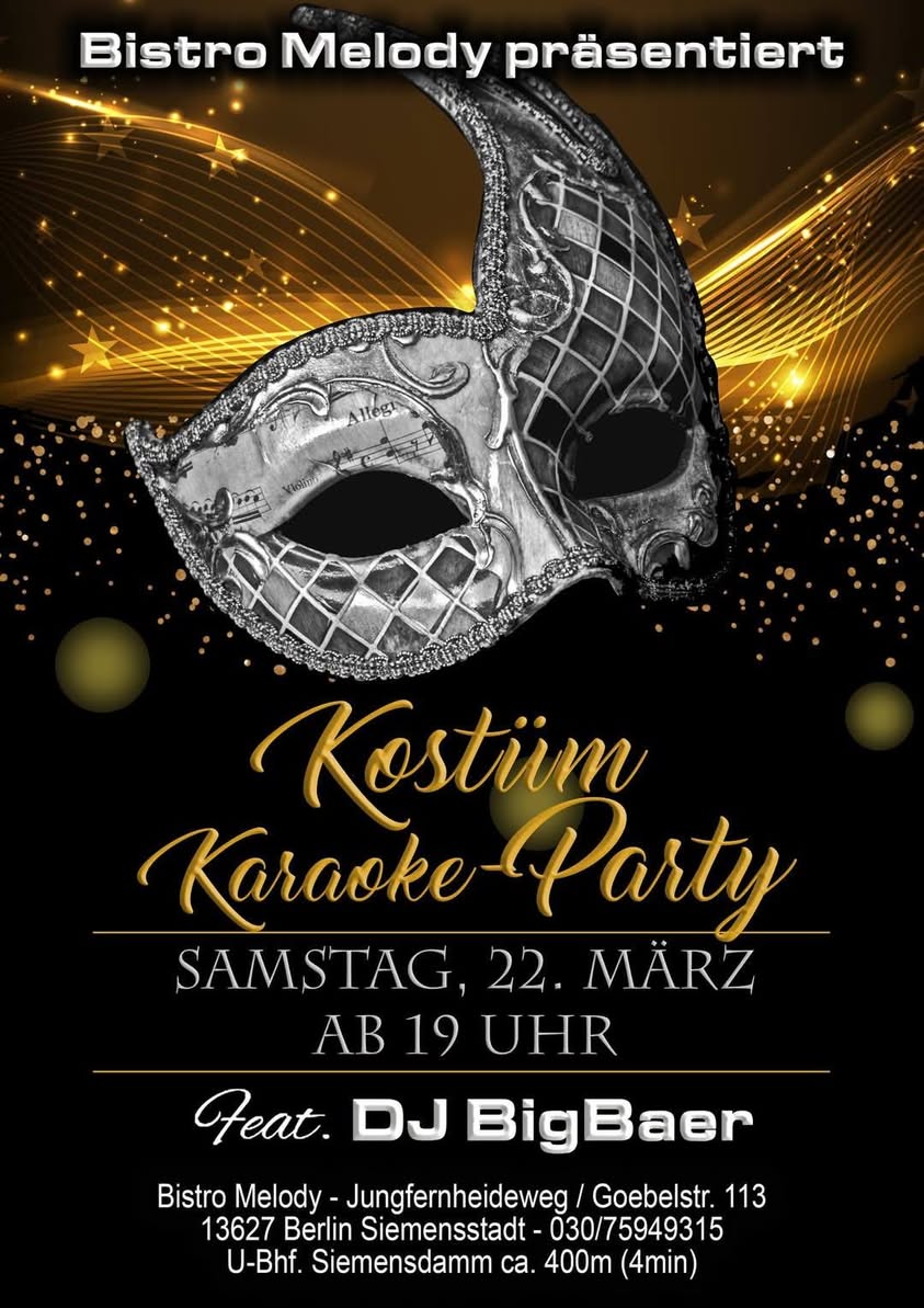 Bistro Melody Kostüm Karaoke